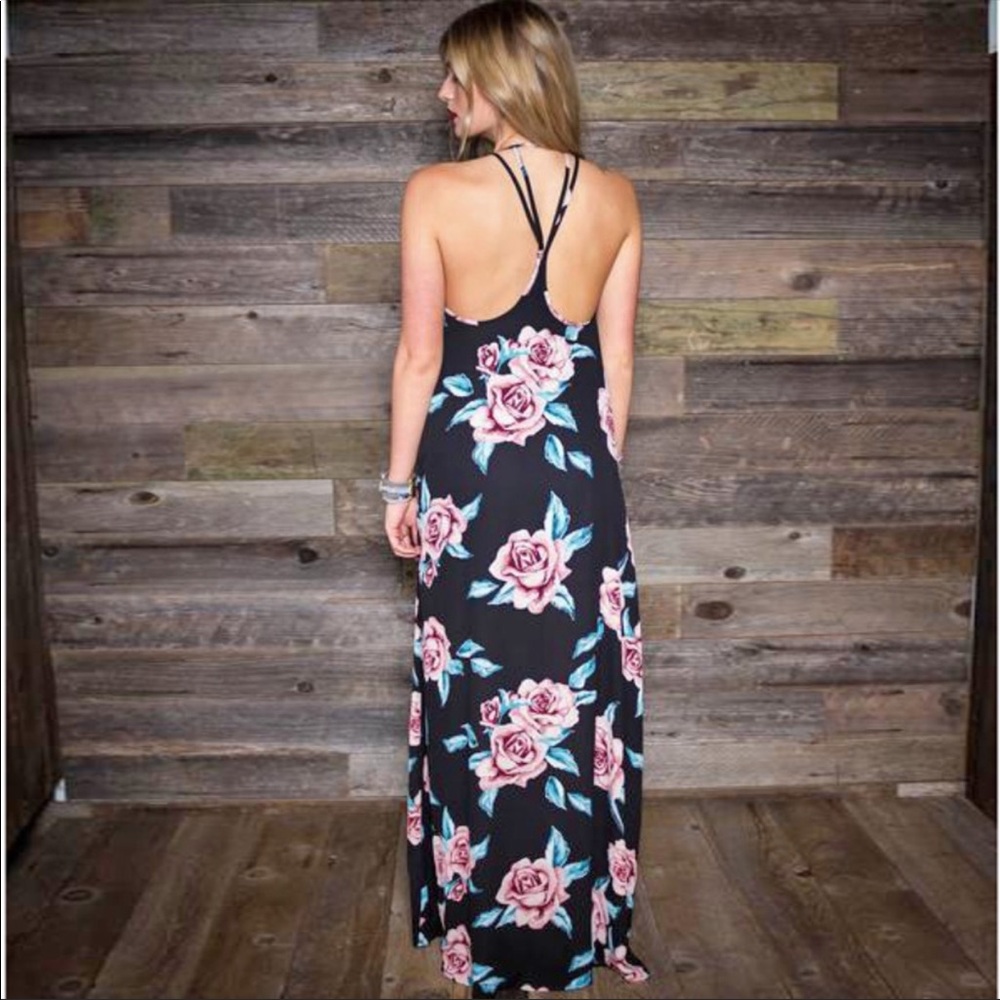 1068 show me your mumu floral maxi dress - Picture 2 of 7